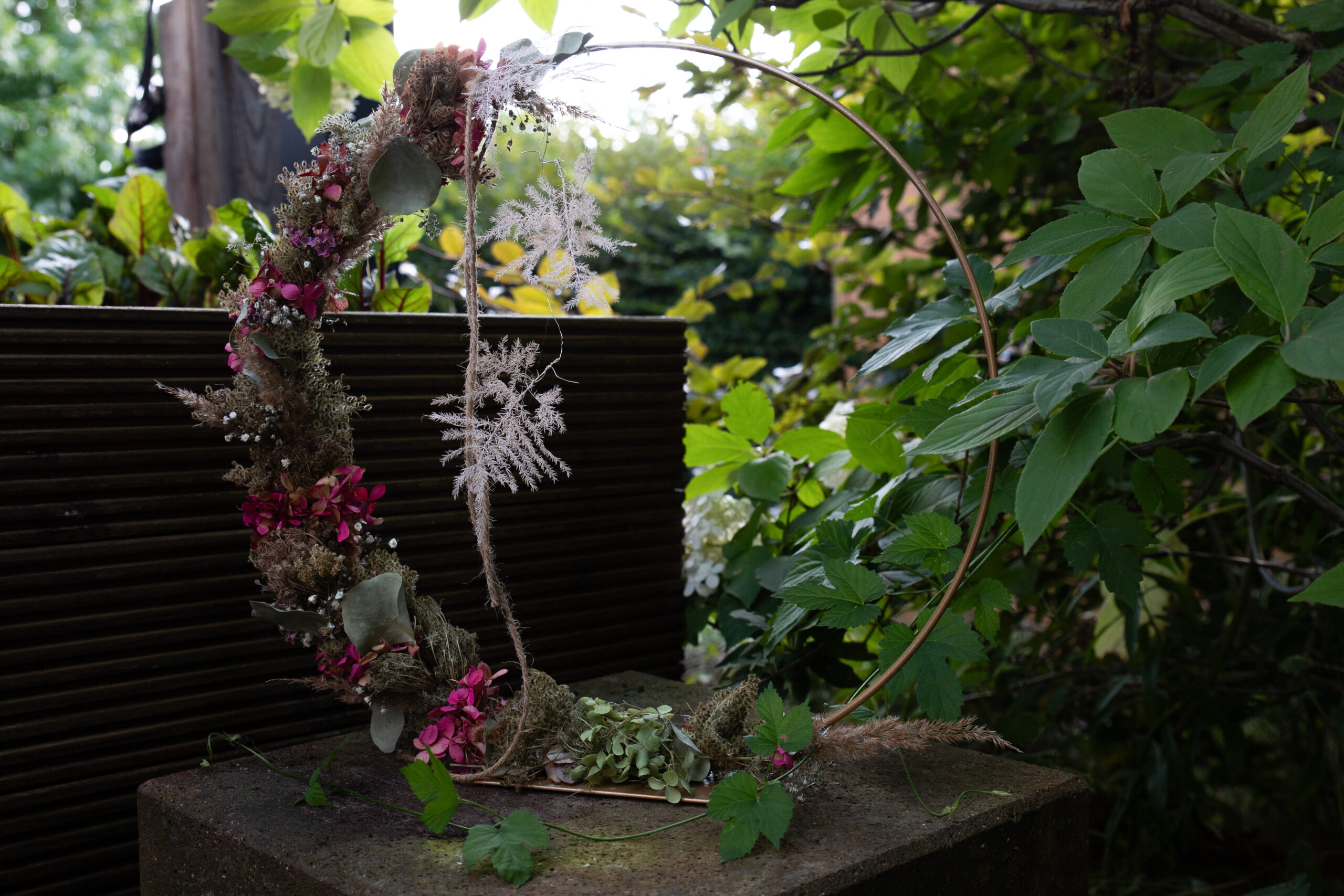 Trockengestecke und Flower Hoops – Bild 3
