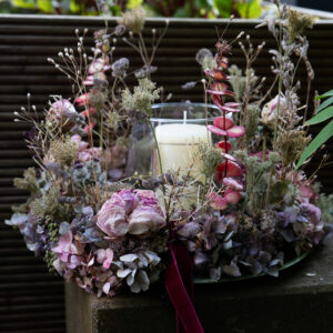 Trockengestecke und Flower Hoops